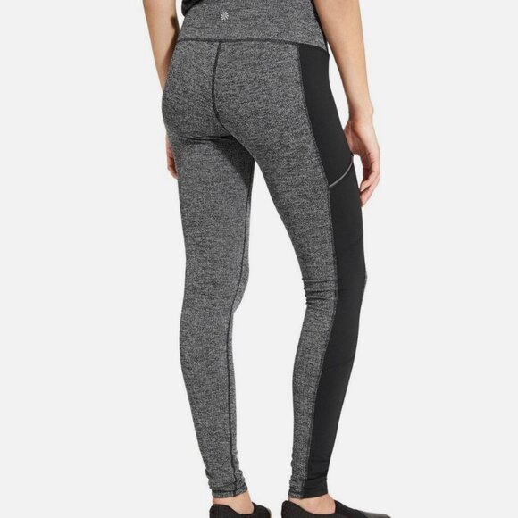Athleta High Rise Herringbone Metro Drifter Legging - Grey / Black - Small - Picture 2 of 12